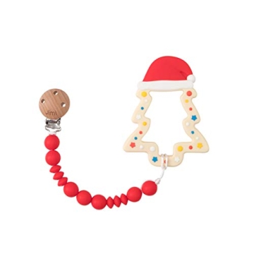 Jimibaby Christmas Teether for Babies - Perfect Stocking Stuffer