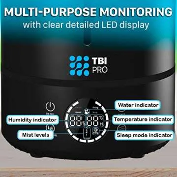 Top Fill 6L Cool Mist Humidifier for Large Rooms