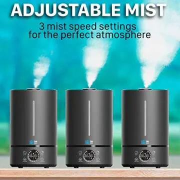 Top Fill 6L Cool Mist Humidifier for Large Rooms