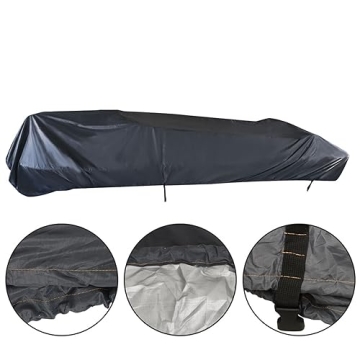 Heavy Duty Gray 21-24FT Pontoon Boat Cover Lasting Protection