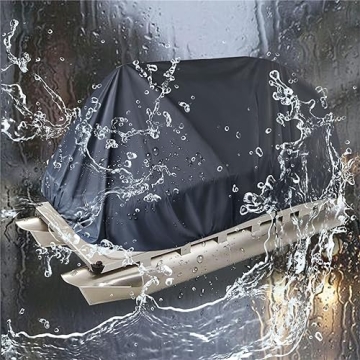 Heavy Duty Gray 21-24FT Pontoon Boat Cover Lasting Protection