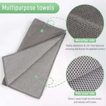 Top Quality SINLAND Microfiber Dish Cloths for Home Cleaning