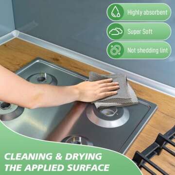 Top Quality SINLAND Microfiber Dish Cloths for Home Cleaning