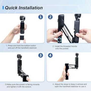 STARTRC OSMO Pocket 3 Handheld Stabilizer for Smooth Videos