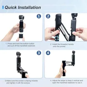STARTRC OSMO Pocket 3 Handheld Stabilizer for Smooth Videos