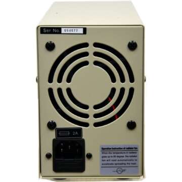 Tekpower TP1803D Lab Grade Variable Linear DC Power Supply, 0-18V @ 0-3A PC, with Alligator Cable and Power Cord,for Labs