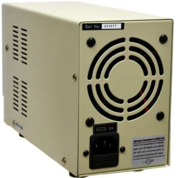 Tekpower TP1803D Lab Grade Variable Linear DC Power Supply, 0-18V @ 0-3A PC, with Alligator Cable and Power Cord,for Labs