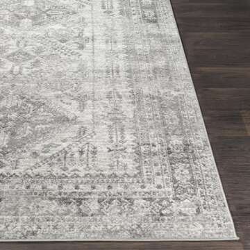 Livabliss Desta Vintage Oriental Area Rug, 6'7" x 9'