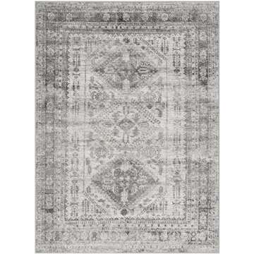 Livabliss Desta Vintage Oriental Area Rug, 6'7" x 9'