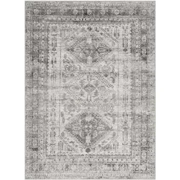 Livabliss Desta Vintage Oriental Area Rug, 6'7" x 9'