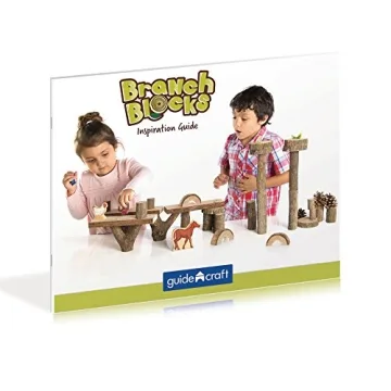 Guidecraft Branch Blocks Natural Wooden Building Set