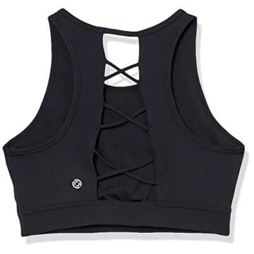 Comfortable Women's Lattice Strappy Back Yoga Sports Bra