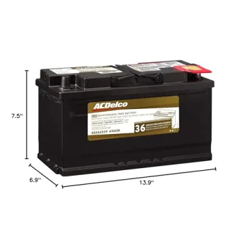 ACDelco Gold 49AGM Reliable Battery with 36-Month Warranty