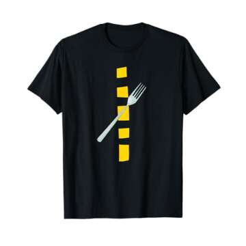 A Fork In The Road Funny Halloween 2019 Costume Pun Lazy T-Shirt