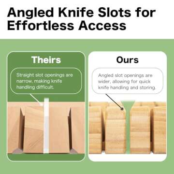 Shenzhen Knives In-Drawer Bamboo Block for 10-12 Knives