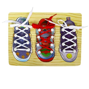 Dazzling Threading Toy - Learn to Tie Shoes for Toddlers