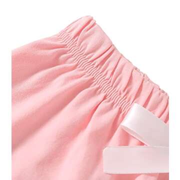 LYANER Women's Cotton Pajamas Set Button Short Sleeve Shirt with Shorts Set PJs Loungewear Pink Medium