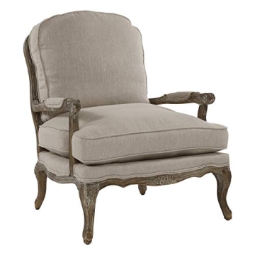 Luxury Oak Accent Chair - Elegant Living Room Addition