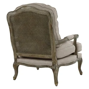 Luxury Oak Accent Chair - Elegant Living Room Addition