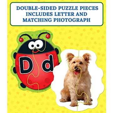 Engaging Ladybug Letters Alphabet Puzzle for Kids