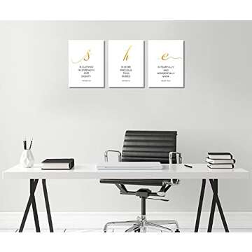 Inspirational Scripture Wall Art Canvas Prints Ready to Hang