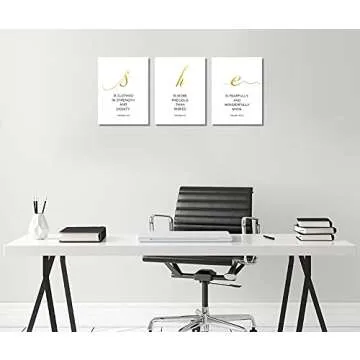 Inspirational Scripture Wall Art Canvas Prints Ready to Hang