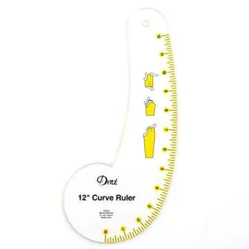 Dritz Design Ruler Trio with Styling Design, Curve & Hip Curve Rulers for Sewing
