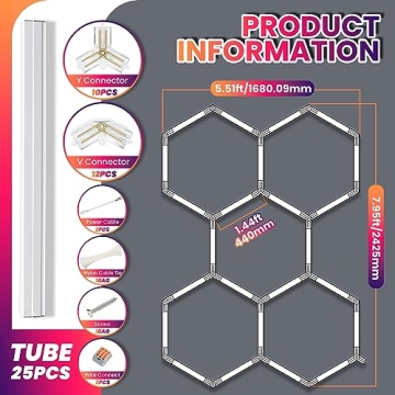 GOSLARLIT LED Garage Light - Colorful Ambient Lighting