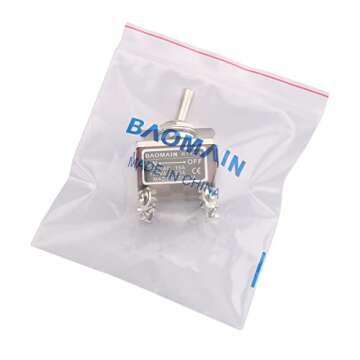 Baomain DPST Toggle Switch - 250VAC 15A Reliable Switch