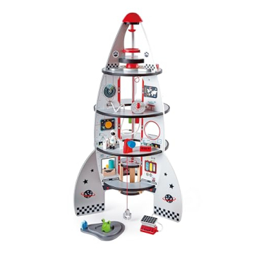 Hape Rocket Ship Playset for Creative Young Explorers