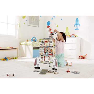 Hape Rocket Ship Playset for Creative Young Explorers