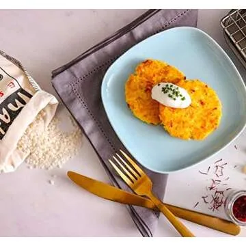 Matiz Valenciano Paella Rice from Spain (2.2 lbs.) Traditional Spanish Medium-Grain | Risotto, Arrow Negro, Seafood Dishes | Natural Flavor | Soy and Gluten Free