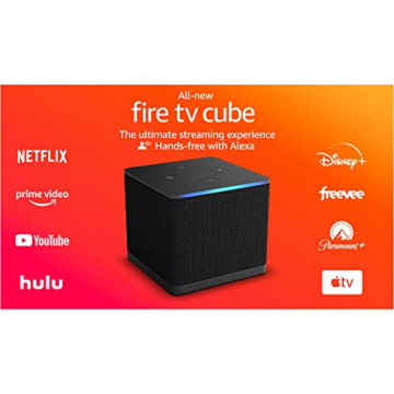 Amazon Fire TV Cube - 4K Ultra HD Streaming with Alexa