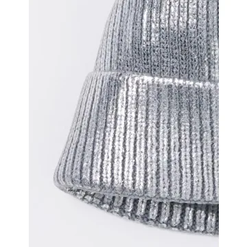 The Drop Women's Holly Faux Fur Pom Pom Beanie - Stylish & Warm