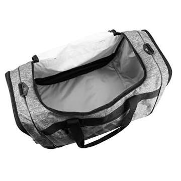adidas Defender III Small Duffel, Onix Jersey/Black, One Size