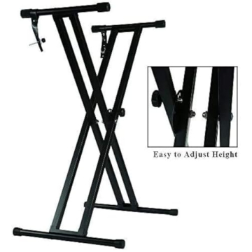Kadence Heavy-Duty Adjustable Keyboard Stand for Musicians