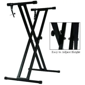Kadence Heavy-Duty Adjustable Keyboard Stand for Musicians