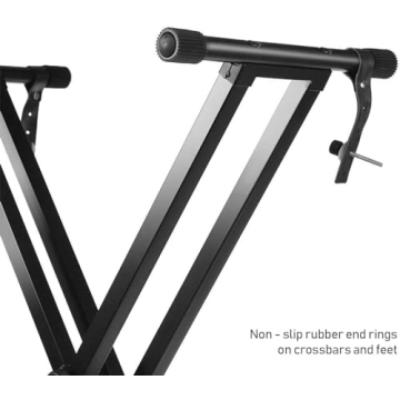 Kadence Heavy-Duty Adjustable Keyboard Stand for Musicians