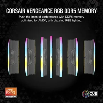 Corsair Vengeance DDR5 64GB 6000MHz CL30 RGB Memory