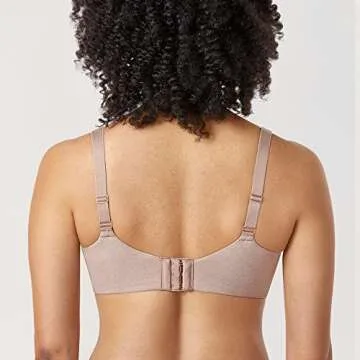 DELIMIRA Women's Plus Size Bras Minimizer Underwire Full Coverage Unlined Seamless Cup Cameo Heather 40G
