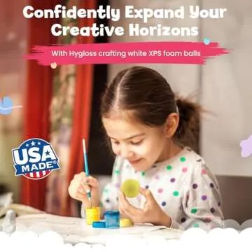 Round Foam Balls for Crafts - 2.8-Inch White Craft Foam (XPS) for Arts Small Foam Balls for School P...