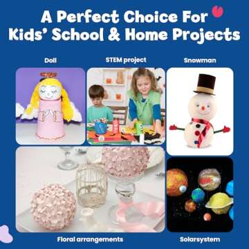 Round Foam Balls for Crafts - 2.8-Inch White Craft Foam (XPS) for Arts Small Foam Balls for School Projects and DIY Crafts - Round Balls - 12 Pack of Foam Craft Spheres by Hygloss