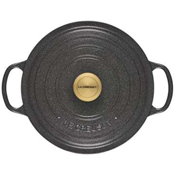 Le Creuset Enameled Cast Iron Signature Round Dutch Oven, 5.5 qt., Stone