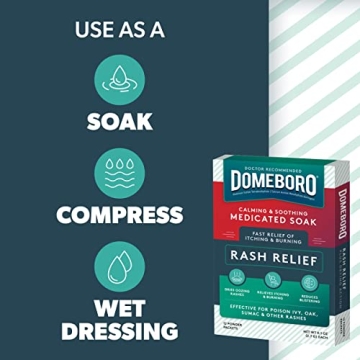 Domeboro Medicated Soak Rash Relief Burow’s Solution