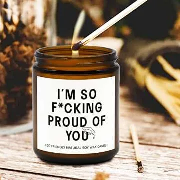 Funny Graduation Candle - JOYSELLER Proud of You Gift
