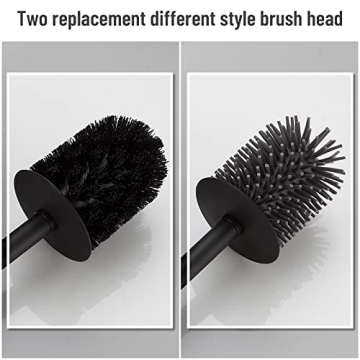 BVL Wall Mounted Toilet Brush with Stainless Steel Handle