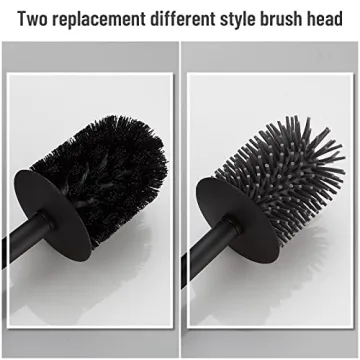 BVL Wall Mounted Toilet Brush with Stainless Steel Handle