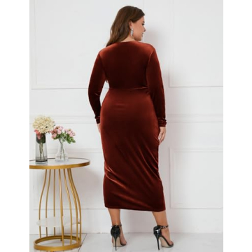 Elegant Velvet Dress Perfect for Parties and Weddings
