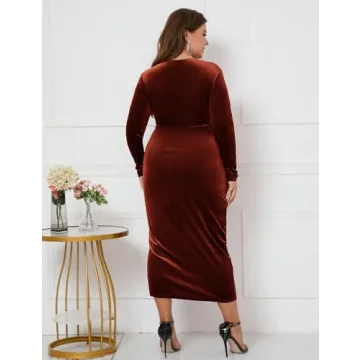 Elegant Velvet Dress Perfect for Parties and Weddings