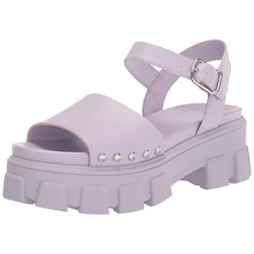 Circus NY Women's Genevieve Sandals - Stylish Chunky Platforms in Wild Orchid